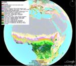 Global data sets shown in Google Earth